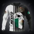 AIO Pride Custom Name Mexico Coat Of Arms Skull Scarf Flag Hoodies
