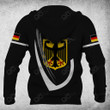 AIO Pride Custom Name Germany Coat Of Arms & Flag Hoodies