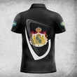AIO Pride Custom Name Sweden Coat Of Arms & Flag Polo Shirt