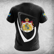 AIO Pride Custom Name Sweden Coat Of Arms & Flag T-shirt