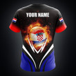 Custom Name Croatia Football Shirts