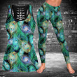 Feathers Colorful Hollow Tank Top Or Legging