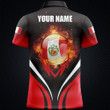 Custom Name Peru Football Shirts