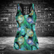 Feathers Colorful Hollow Tank Top Or Legging