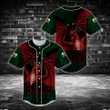 Welsh Dragon Thorny Baseball Jersey Shirt