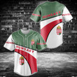 Hungary Coat Of Arms Hexagon Pattern Baseball Jersey Shirt