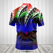Polynesian Tattoo Color Men's Cycling Jersey
