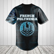 French Polynesia In My Heart Polynesian Baseball Jersey Shirt
