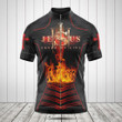 Jesus Save My Life 3D Fire Men's Cycling Jersey