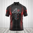 Cross Rose Carbon 3D Pattern Men's Cycling Jersey