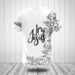 I Love Jesus Flower Black And White Shirts