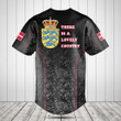 Customize Denmark Camo Anthem Baseball Jersey Shirt