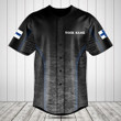 Customize Finland Camo Anthem Baseball Jersey Shirt