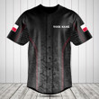 Customize Poland Camo Anthem Baseball Jersey Shirt