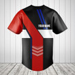 Customize Russia Flag Speed Style Baseball Jersey Shirt