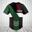 Customize Hungary Flag Speed Style Baseball Jersey Shirt