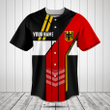Customize Germany Flag Speed Style Baseball Jersey Shirt