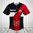Customize United Kingdom Flag Speed Style Baseball Jersey Shirt