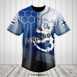 Finland Flag Paint Style Baseball Jersey Shirt