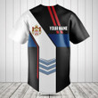 Customize Serbia Flag Speed Style Baseball Jersey Shirt