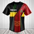 Customize Zimbabwe Flag Speed Style Baseball Jersey Shirt