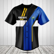 Customize El Salvador Flag Speed Style Baseball Jersey Shirt