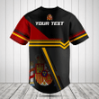 Customize Spain Coat Of Arms 3D Baseball Jersey Shirt
