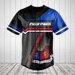 Customize Philippines Coat Of Arms 3D Baseball Jersey Shirt