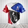 Customize Philippines Flag And Map Baseball Jersey Shirt