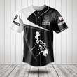 Customize Philippines Map Black And White Baseball Jersey Shirt