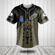 Custom Name Coat Of Arms Galicia Baseball Jersey Shirt