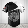 Customize Mexico Symbol Black And White Skull Baseball Jersey Shirt