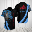 Faith Over Fear Lion Blue Shirts