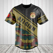 Customize Belgium Coat Of Arms Camouflage 3D Baseball Jersey Shirt