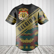 Customize Belgium Coat Of Arms Camouflage 3D Baseball Jersey Shirt