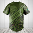 Customize Mexico Coat Of Arms Camouflage 3D Baseball Jersey Shirt
