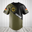 Customize Germany Coat Of Arms Round Baseball Jersey Shirt