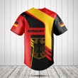 Customize Germany Coat Of Arms Sport Baseball Jersey Shirt