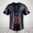 Customize Croatia Coat Of Arms Print 3D Special Baseball Jersey Shirt