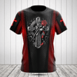 Cross Rose Carbon 3D Pattern Shirts