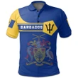 AIO Pride Customize Barbados Coat Of Arms Polo Shirt Simple Style