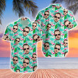 Customize Flagmingo Leaf Areca Palm Hawaiian Shirt