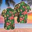 Customize Flamingo Forest Banana Flower Hawaiian Shirt