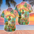 Skull Pineapple Art Hawaiian Shirt