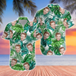 Customize Tropical Leaf Green Hawaiian Shirt