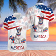 Jack Russell Terrier Independence Day Hawaiian Shirt