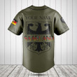 Customize Germany Saarland Baseball Jersey Shirt
