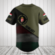 Customize Hungary Round Style Grunge Flag Baseball Jersey Shirt