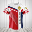 Customize France Flag Baseball Jersey Shirt