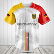 Customize Germany Flag Palm Leaf Baseball Jersey Shirt